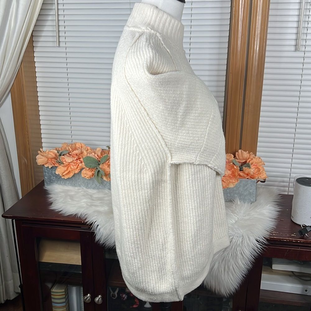 Free People Sunbeam Oversize Turtleneck Sweater - Picture 4 of 8